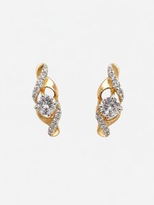 Серёжки Английские Фианит